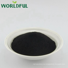 Worldful 50% HA + 8% K2O polvo orgánico negro K-humate con el mejor precio